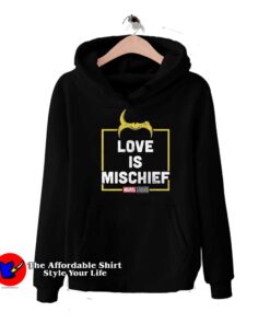 Marvel Studios Loki Love Is Mischief Unisex Hoodie