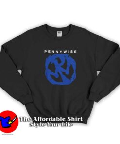 Pennywise Blue Logo Graphic Unisex Sweatshirt