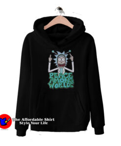 Rick And Morty Peace Among Worlds Unisex Hoodie