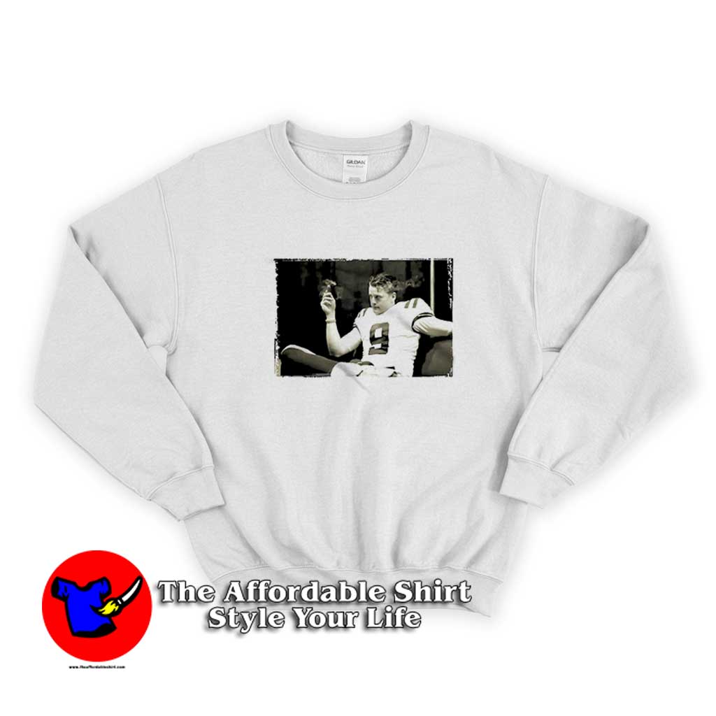 The Joe Burrow Cigar Smoking Unisex Sweatshirt 510x510 image The Joe Burrow Cigar Smoking Unisex Sweatshirt 510x510 The Joe Burrow Cigar Smoking Unisex Sweatshirt On Sale