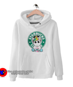 Unicorn Drink Coffee On Starbuck Unisex Hoodie