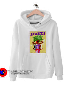 Vintage Haiti Star Of Caribbean Advertising Hoodie