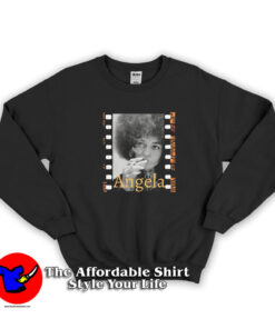 Vintage Retro Film Angela Davis Unisex Sweatshirt