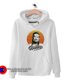 Vintage Retro Willie Nelson Sunset Unisex Hoodie