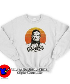 Vintage Retro Willie Nelson Sunset Unisex Hoodie