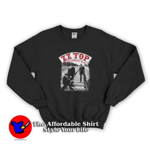 Zz Top The Tonnage Tour Vintage Unisex Sweatshirt 500x500 Zz Top The Tonnage Tour Vintage Unisex Sweatshirt On Sale
