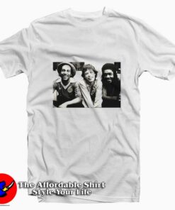 Rare Vintage Bob Marley Mick Jagger T-shirt