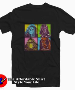 Villains Of The Galaxy Warhol Darth Vader T-shirt
