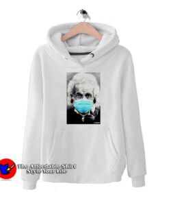 Albert Einstein Mask Face Funny Unisex Hoodie