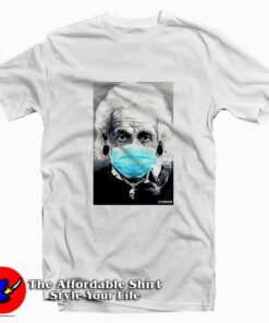 Albert Einstein Mask Face Funny Unisex T-shirt