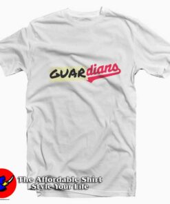 Funny Guardians Cleveland Baseball Tape Up T-shirt