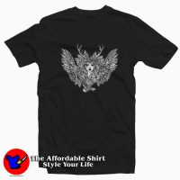 Horned Evil Angel Goth Satanic Halloween T-shirt
