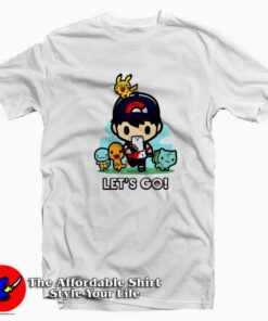 Let’s Go Chibi Starter Pokemon Unisex T-shirt