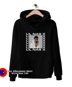 Lil The Portrait White Nas Background Seamless Hoodie
