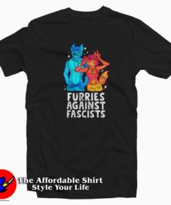 Vintage Furries Against Fascists Unisex T-shirt