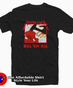 Vintage Metallica Kill Em All Song Tracks T-shirt