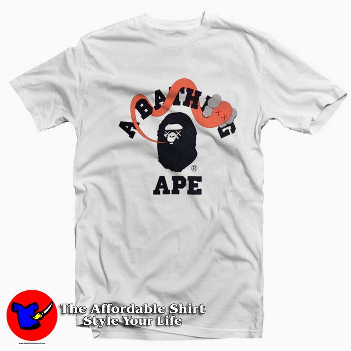 Bape x Kaws Bendy COllege Logo Unisex T Shirt 510x510 image Bape x Kaws Bendy COllege Logo Unisex T Shirt 510x510 Bape x Kaws Bendy COllege Logo Unisex T shirt On Sale