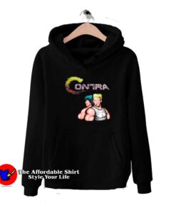 Contra Video Game Logo Vintage Unisex Hoodie