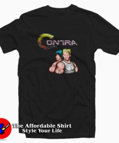 Contra Video Game Logo Vintage Unisex T-shirt