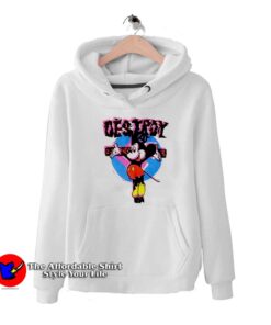 Mickey Mouse Seditionaries Anarchy Destroy Hoodie
