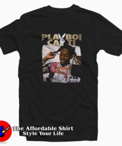 Playboi Carti Poster Hip Hop Rapper Music T-shirt