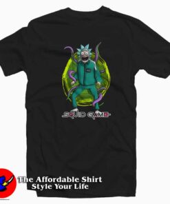 Rick and Morty Halloween Squid Game Parody T-shirt