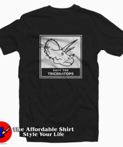 Save The Triceratops Graphic Unisex T-shirt