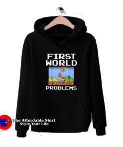 Super Mario Retro First World Problems Funny Hoodie