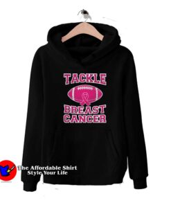 Tackle Breast Cancer Awareness Unisex Hoodie