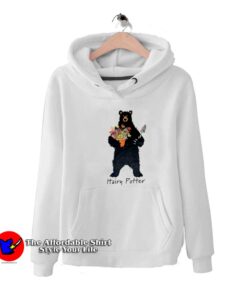 Vintage Hairy Potter Bear Parody Wildlife Hoodie