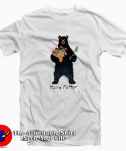 Vintage Hairy Potter Bear Parody Wildlife T-shirt