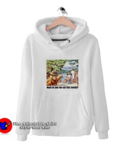 Vintage Smokey The Bear Parody Unisex Hoodie