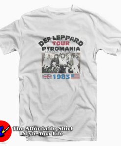 Def Leppard Pyromania Tour Unisex T-shirt
