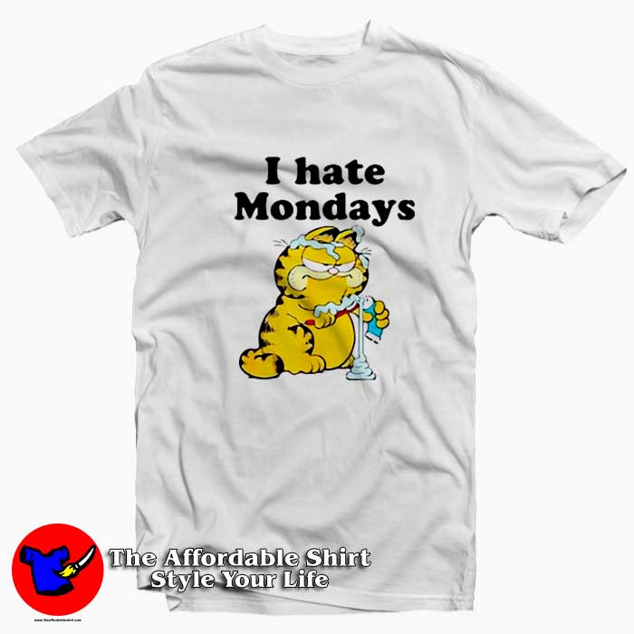 Funny Garfield Hate Mondays Unisex T Shirt 510x510 image Funny Garfield Hate Mondays Unisex T Shirt 510x510 Funny Garfield Hate Mondays Unisex T shirt On Sale