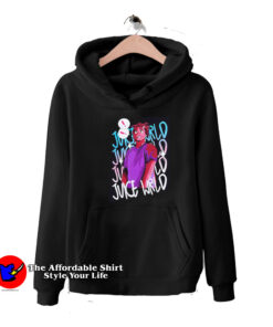 Juice WRLD Anime Portrait Retro Graphic Unisex Hoodie