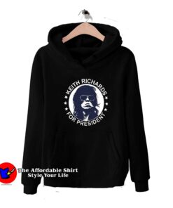 Keith Richards For President Vintage Unisex Hoodie