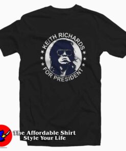 Keith Richards For President Vintage Unisex T-shirt
