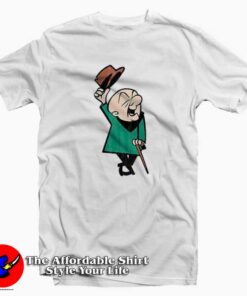 Mr Magoo Retro Cartoon Character Worn Look T-shirt