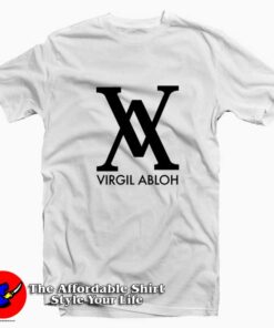 RIP Virgil Abloh Wesley Logo Reconstruction Tshirt