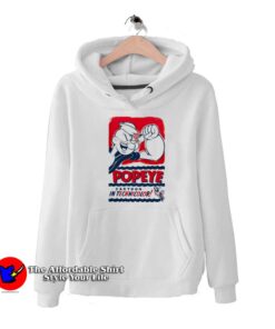 Retro Cartoon Popeye Poster Advertisement Hoodie