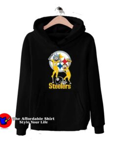 Rick And Morty Pittsburgh Steelers Vintage Hoodie