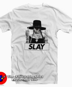 SLAY Beyonce Formation Middle Finger T-shirt