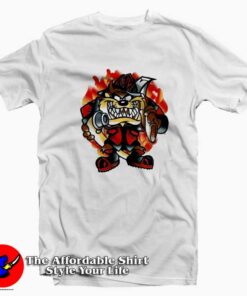 Taz Firefighter Looney Tunes Vintage Unisex T-shirt