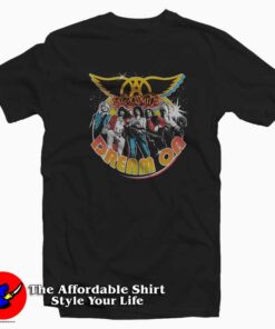 Aerosmith Dream On Portrait Vintage Unisex T-shirt