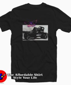 Aerosmith Truck Photo Vintage Graphic Unisex T-shirt
