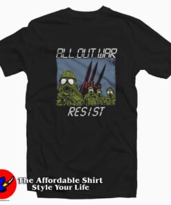 All Out War Resist Vintage Graphic Unisex T-shirt