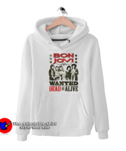 Bon Jovi Wanted Dead or Alive Vintage Unisex Hoodie