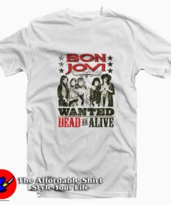 Bon Jovi Wanted Dead or Alive Vintage Unisex T-shirt
