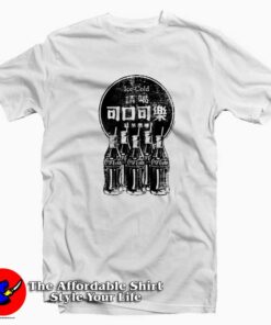 Coca-Cola Kanji Distressed Logo Unisex T-shirt