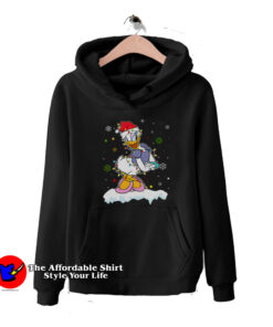 Daisy Duck Christmas Santa Snow Unisex Hoodie